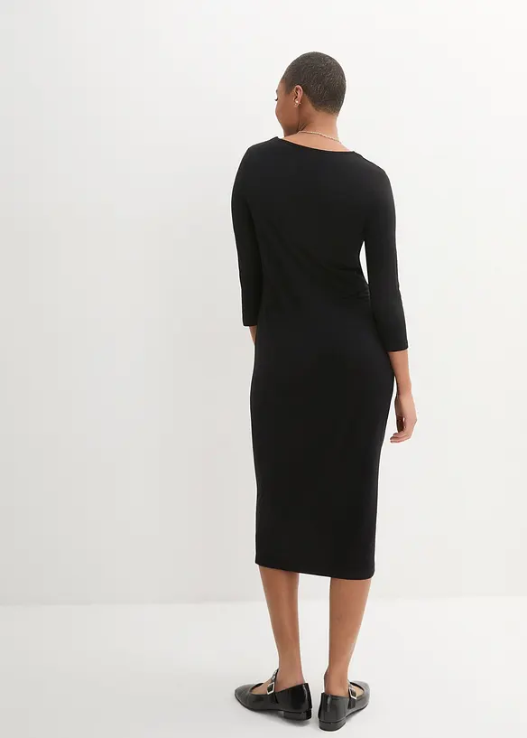 Robe en jersey &agrave; manches 3/4, bonprix