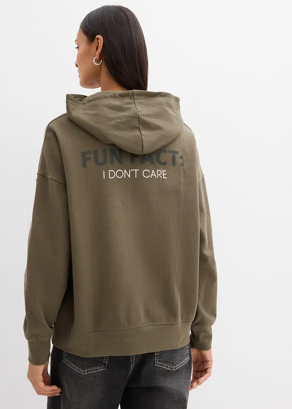 Oversize Hoodie aus reiner Bio-Baumwolle, bonprix