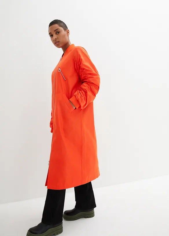 Blouson-Mantel mit Strickkragen, bonprix