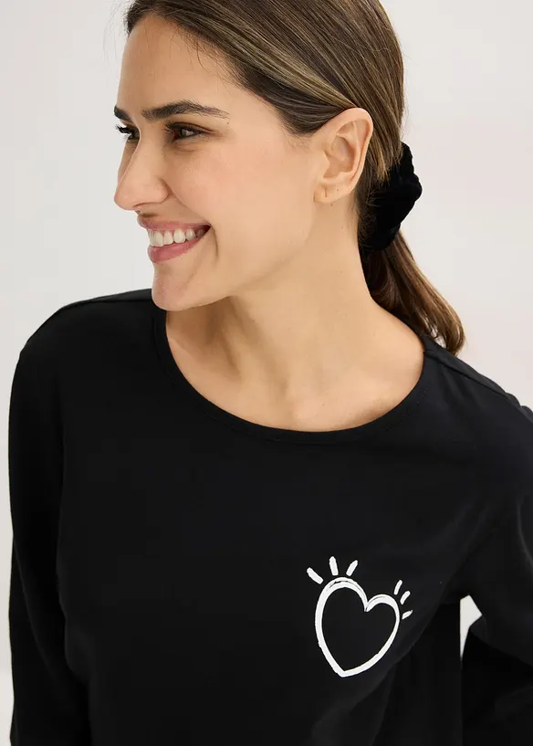 Pyjama aus weicher Baumwolle, bonprix