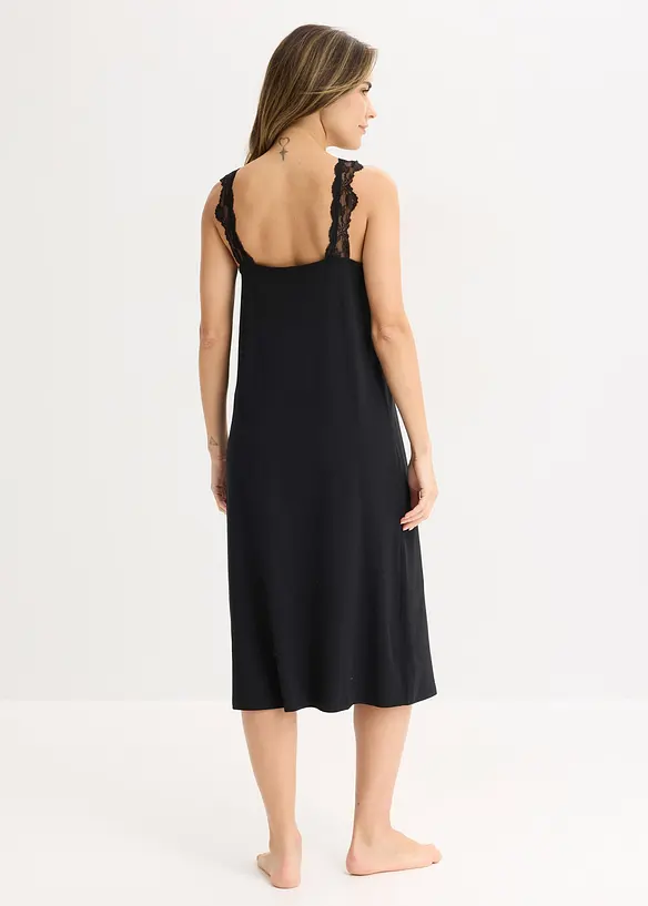 Chemise de nuit &agrave; dentelle, bonprix