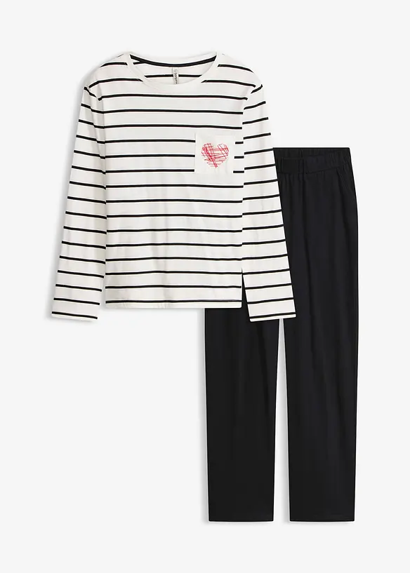 Pyjama aus reiner Baumwolle, bonprix