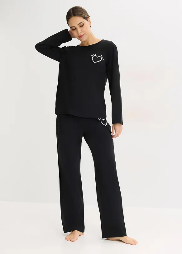 Pyjama aus weicher Baumwolle, bonprix