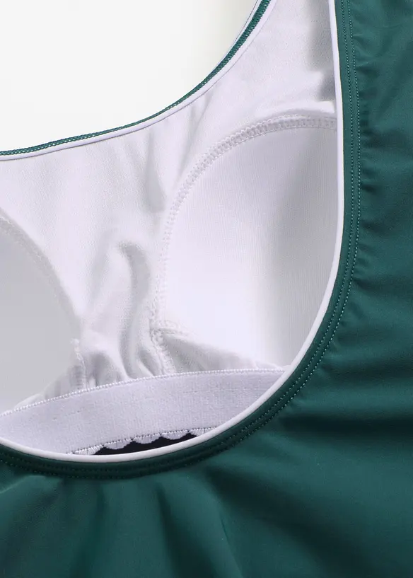 Maillot sculptant avec coutures d&eacute;coratives, maintien l&eacute;ger, bonprix