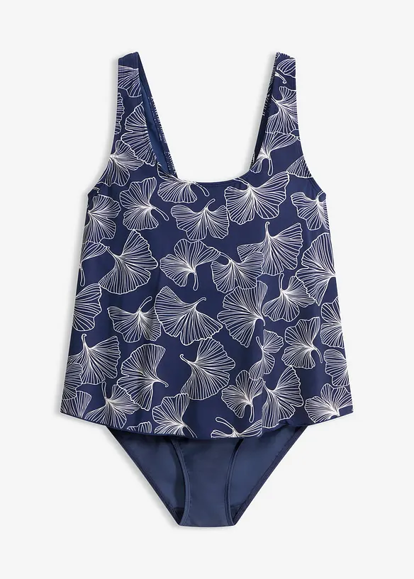 Maillot 1 pi&egrave;ce, style tankini, bonprix