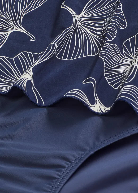 Maillot 1 pi&egrave;ce, style tankini, bonprix