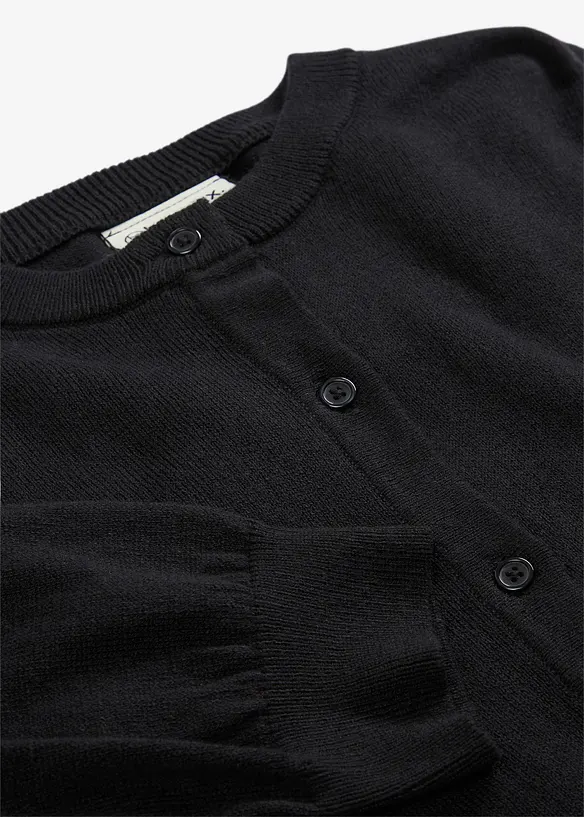 Gilet en maille coton et soie, bonprix