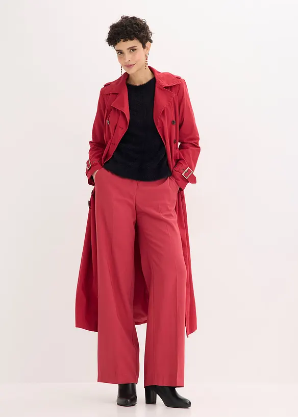 Pull ajour&eacute; en maille poilue, bonprix