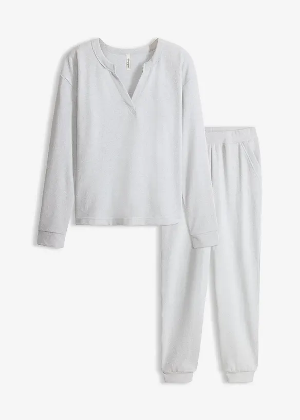 Hausanzug aus softem Waffeljersey, bonprix
