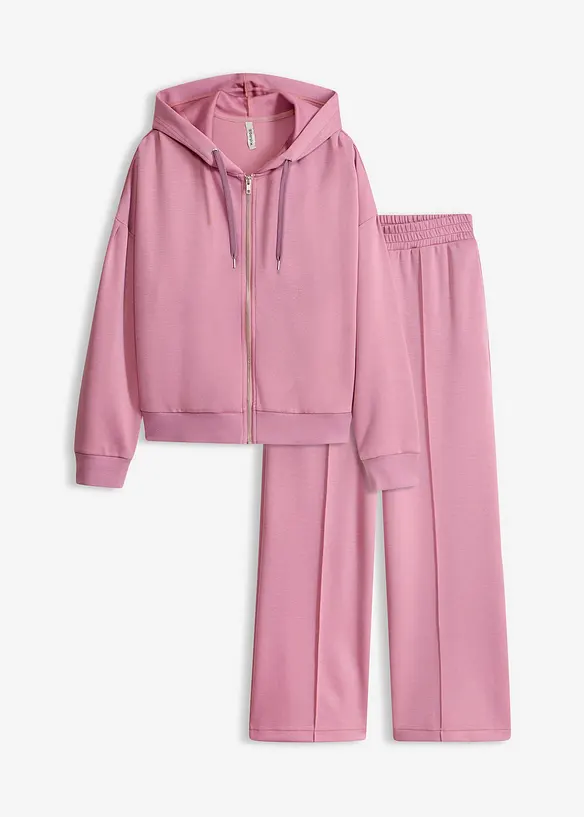 Tenue d&rsquo;int&eacute;rieur en mati&egrave;re n&eacute;opr&egrave;ne avec veste raccourcie, bonprix