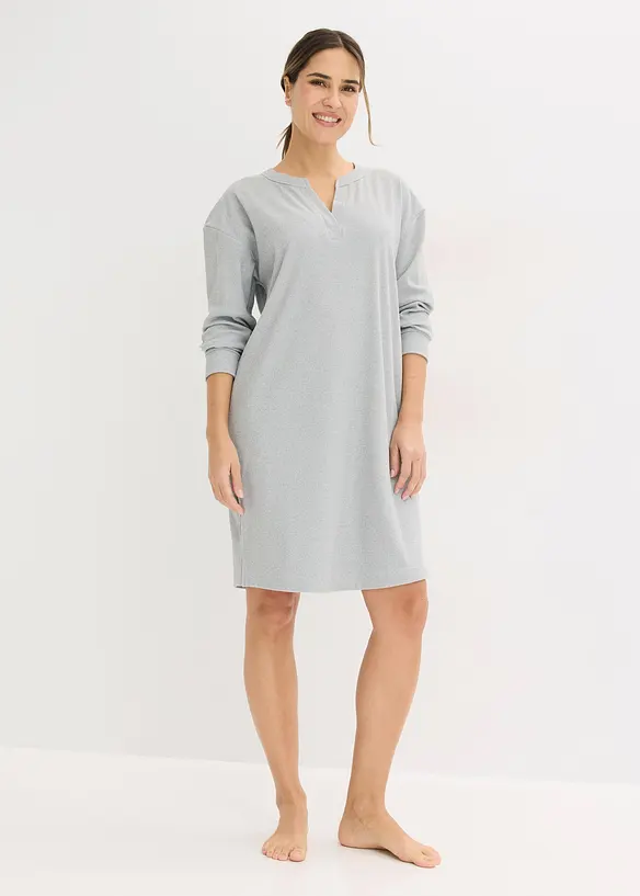Homewear Kleid aus weicher Rippe, bonprix
