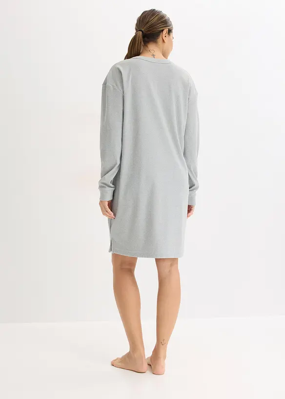 Homewear Kleid aus weicher Rippe, bonprix