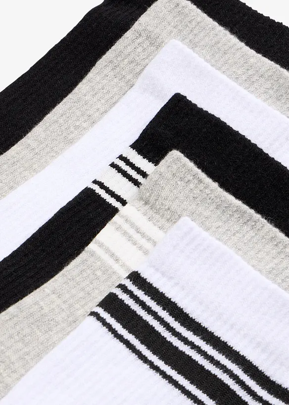 Tennissocken mit Bio-Baumwolle (6er Pack), bonprix