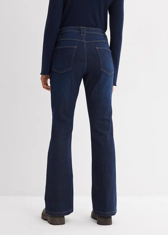 Jean flare taille haute, bonprix