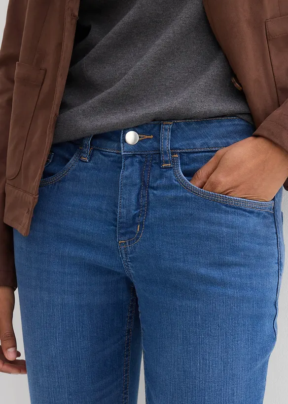 Jean slim taille mi-haute, bonprix