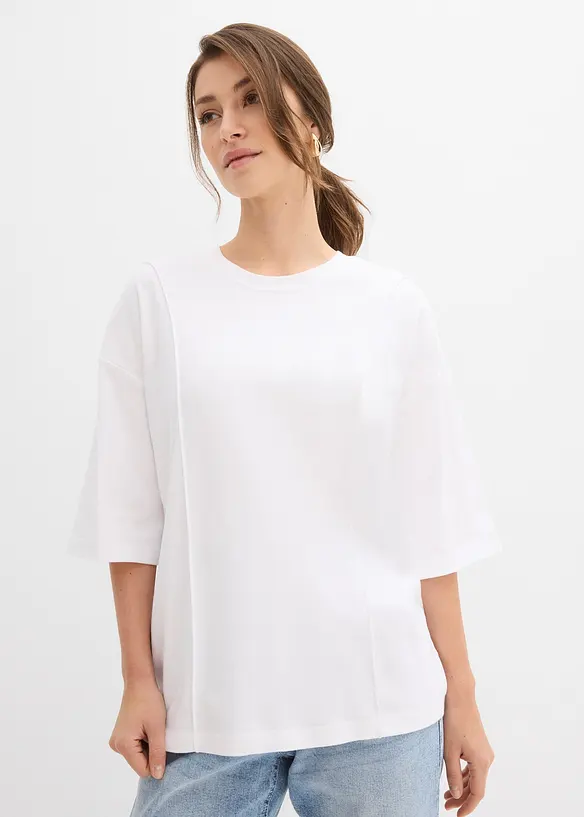 Oversize-Shirt aus reiner Bio-Baumwolle, bonprix