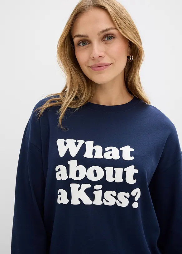 T-shirt manches longues en coton &eacute;pais, bonprix