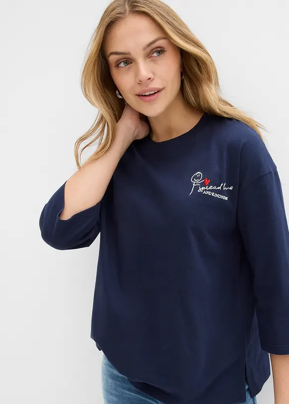 Boxy-Shirt aus reiner Baumwolle, bonprix