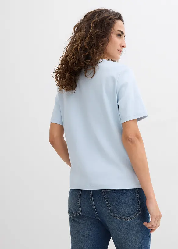 Lot de 2&nbsp;T-shirts en jersey &eacute;pais 100% coton, bonprix