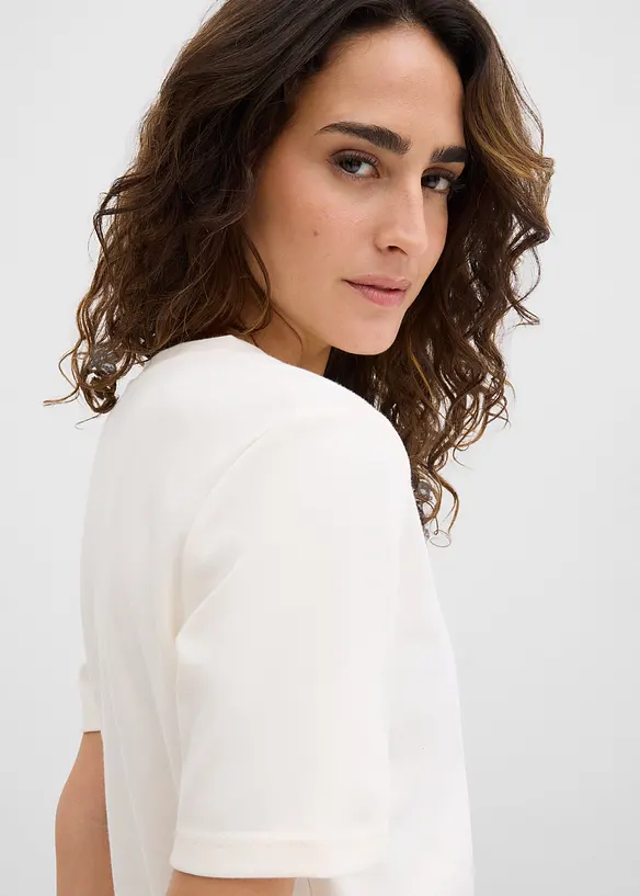 Heavy Jersey Shirt aus reiner Bio-Baumwolle  (2er Pack), bonprix