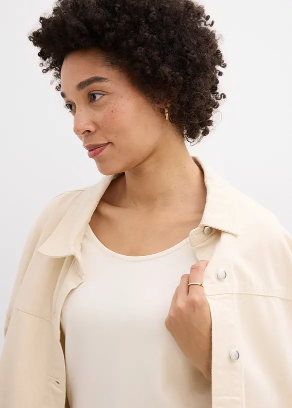 Heavy Jersey 3/4-Arm Shirt aus reiner Bio-Baumwolle, bonprix