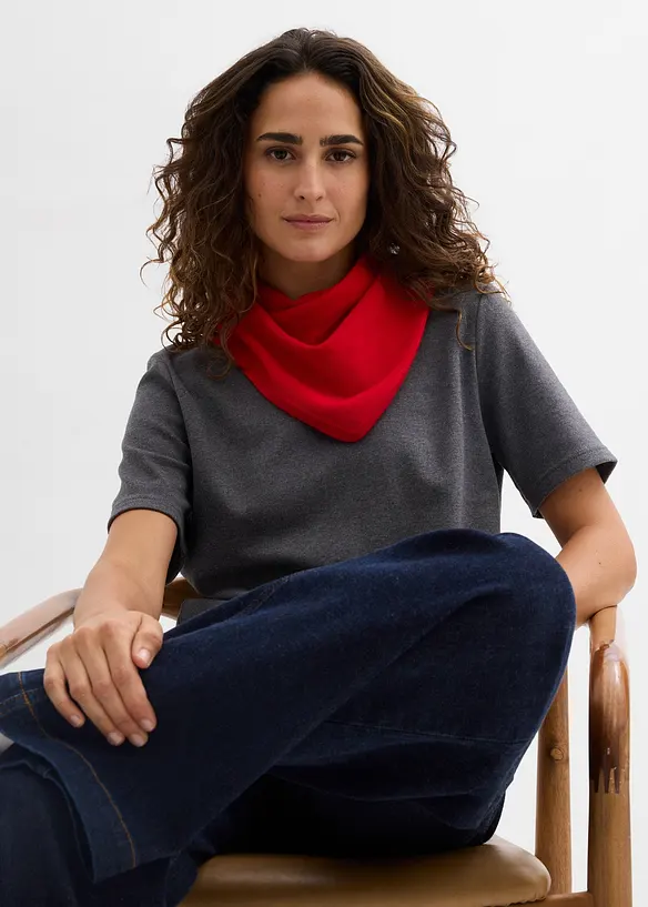 Heavy Jersey Shirt aus reiner Bio-Baumwolle (2er Pack), bonprix