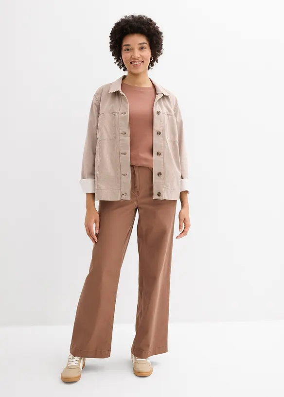 Lot de 3 T-shirts en jersey coton &eacute;pais, bonprix