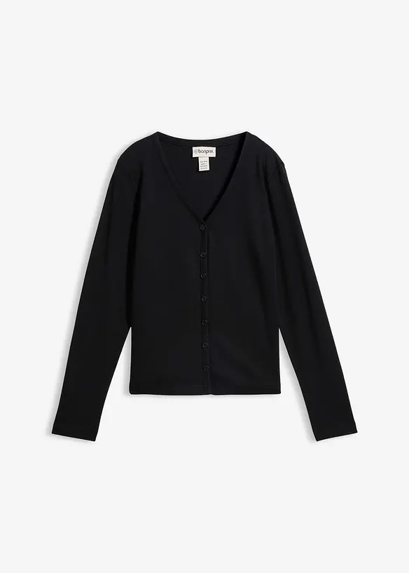 Heavy Jersey Shirtjacke aus reiner Bio-Baumwolle, bonprix