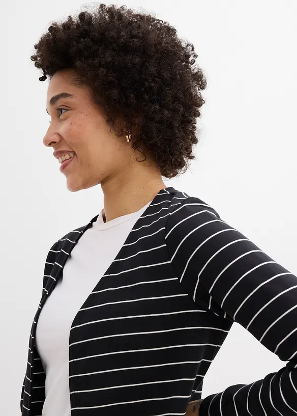 Heavy Jersey Shirtjacke aus reiner Bio-Baumwolle, bonprix