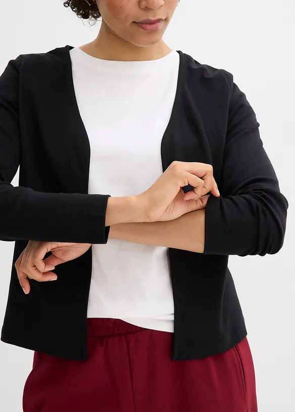 Heavy Jersey Shirtjacke aus reiner Bio-Baumwolle, bonprix