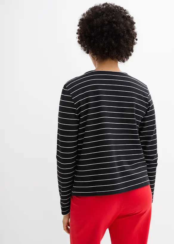 Heavy Jersey Shirtjacke aus reiner Bio-Baumwolle, bonprix