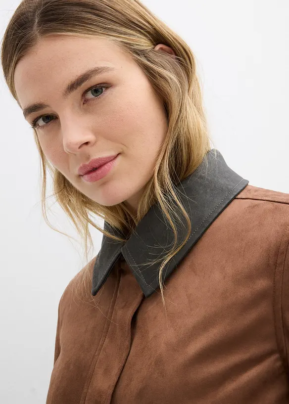 Veste en su&eacute;dine, bonprix