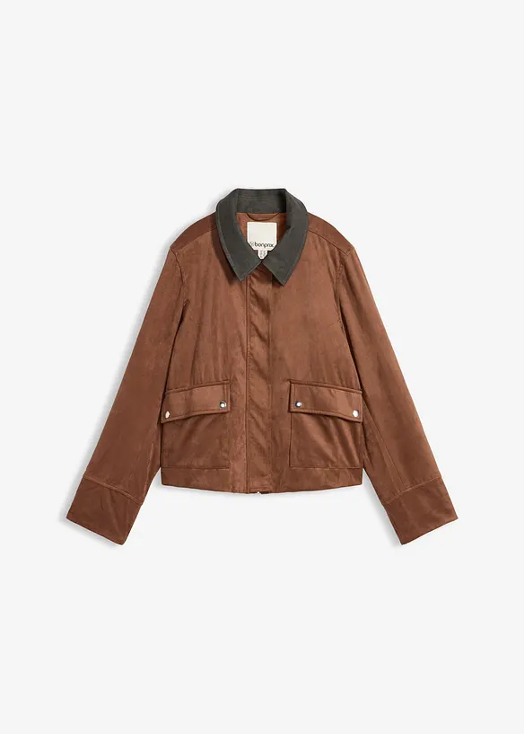 Veste en su&eacute;dine, bonprix