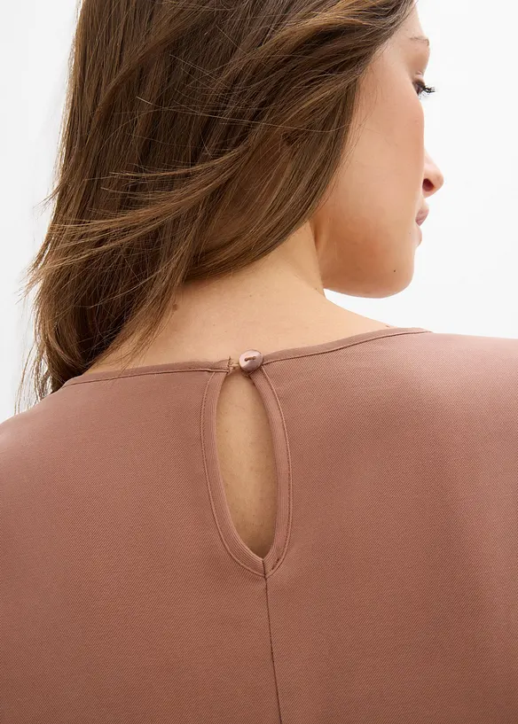 Blusenshirt aus flie&szlig;endem Viskose-Mix, bonprix