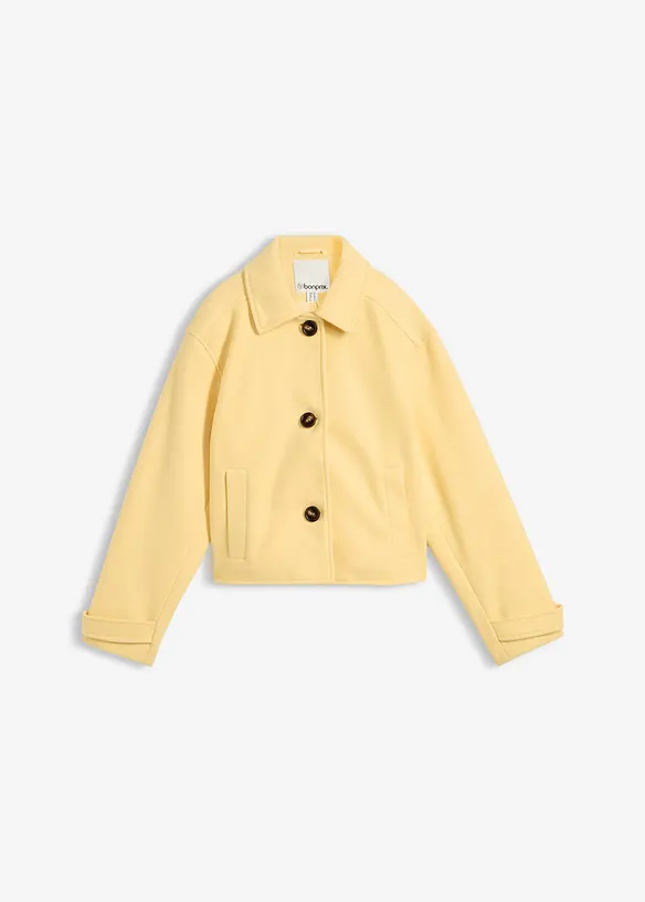 Kurzmantel in Wolloptik, bonprix