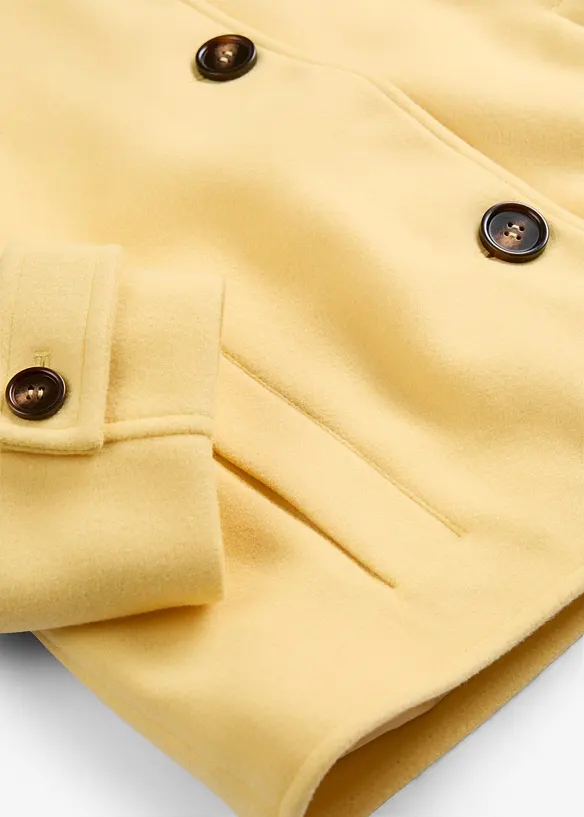 Kurzmantel in Wolloptik, bonprix