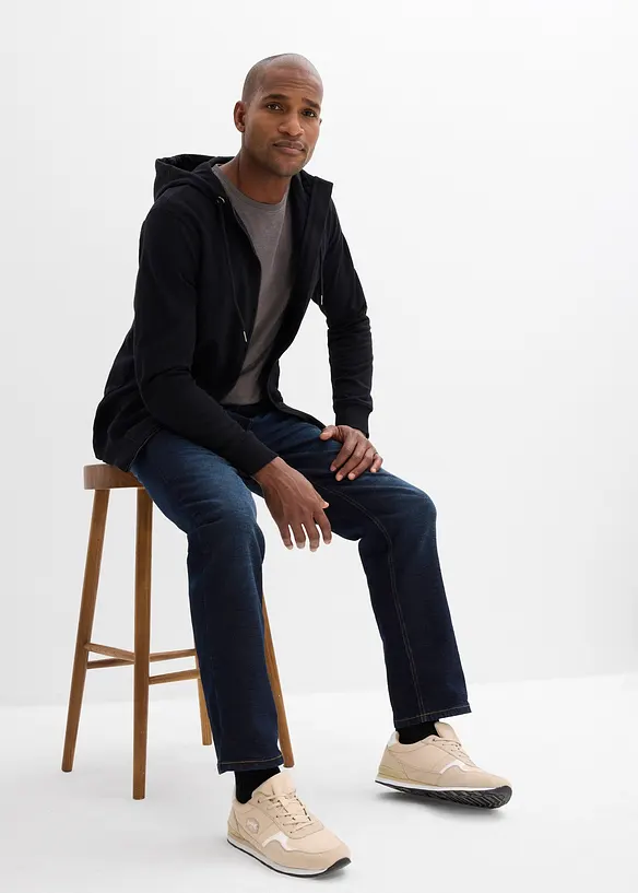 2-in-1 Tragehoodie f&uuml;r Herren aus weichem Baumwollsweat, bonprix