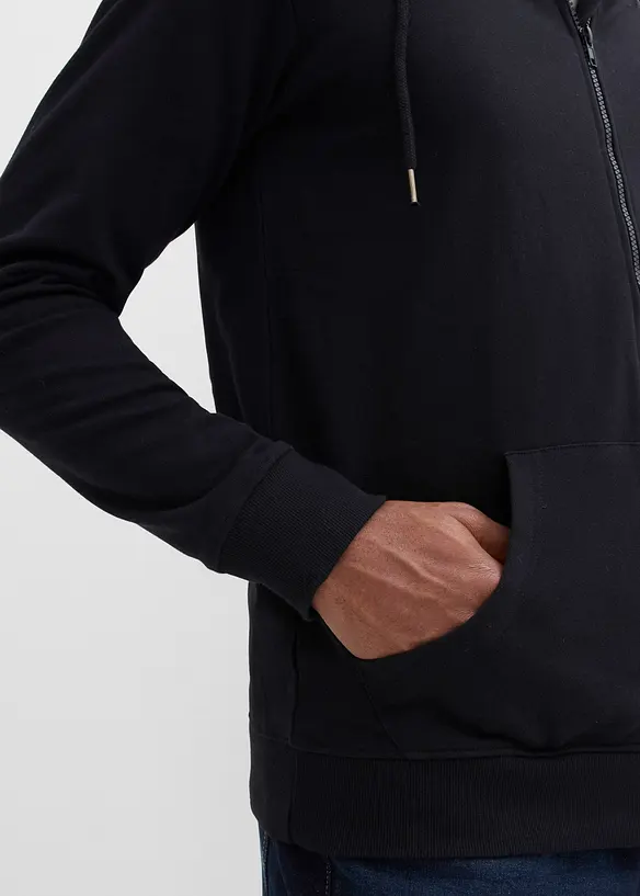 2-in-1 Tragehoodie f&uuml;r Herren aus weichem Baumwollsweat, bonprix