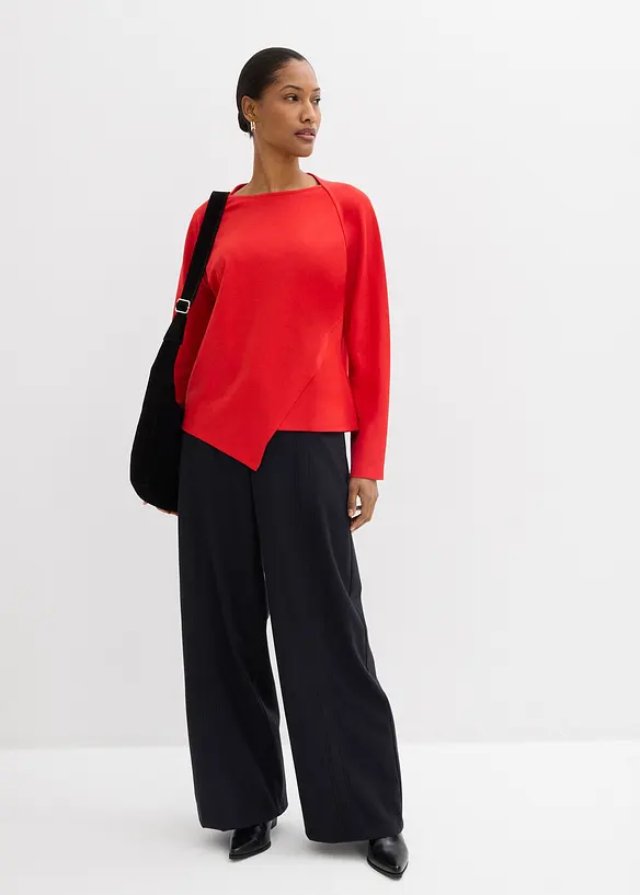 Langarmshirt aus reiner Bio-Baumwolle, bonprix