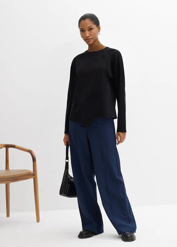 Langarmshirt aus reiner Bio-Baumwolle, bonprix