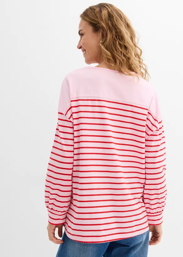 Langarmshirt aus reiner Bio-Baumwolle, bonprix