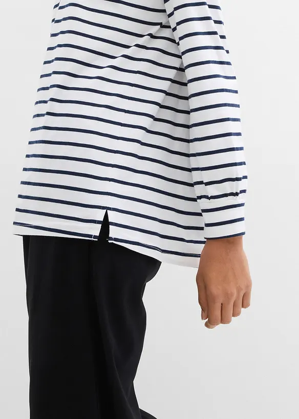 Langarmshirt aus reiner Bio-Baumwolle, bonprix
