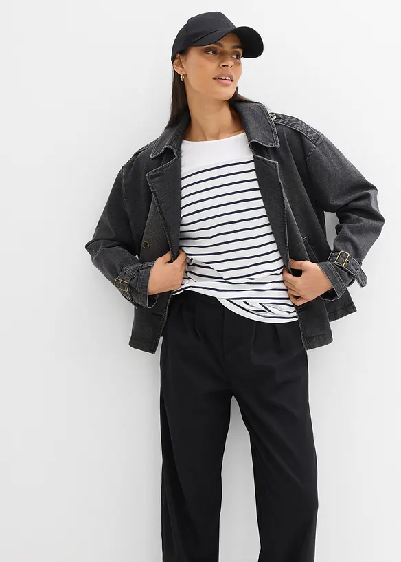 Langarmshirt aus reiner Bio-Baumwolle, bonprix