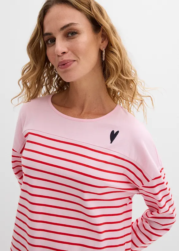 Langarmshirt aus reiner Bio-Baumwolle, bonprix