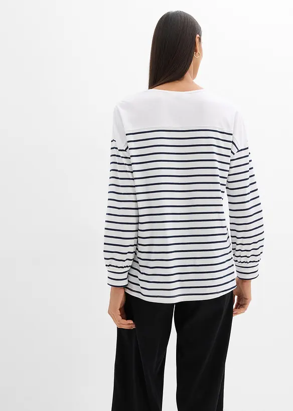 Langarmshirt aus reiner Bio-Baumwolle, bonprix