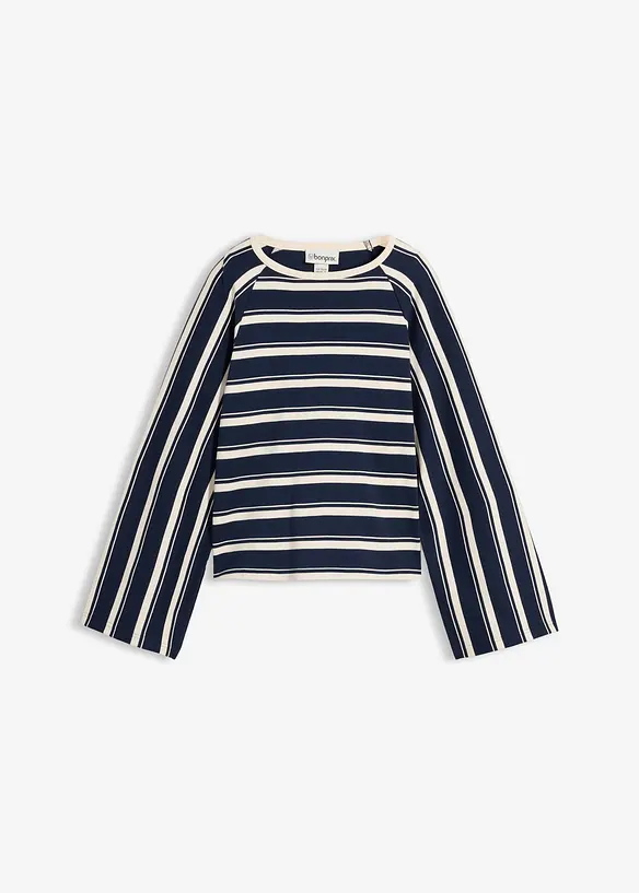 Langarmshirt aus schwerer Jerseyware, bonprix