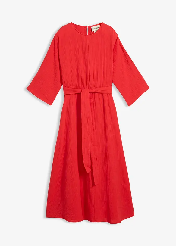 Midikleid aus weicher Baumwolle, bonprix