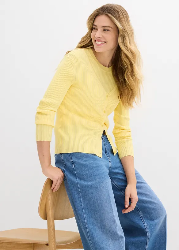 Gilet en maille fine, bonprix