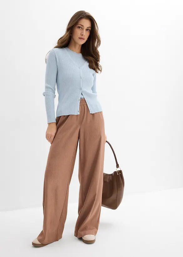 Feinstrick Cardigan mit Viskose, bonprix