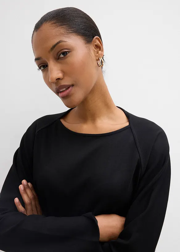 Langarmshirt aus reiner Bio-Baumwolle, bonprix